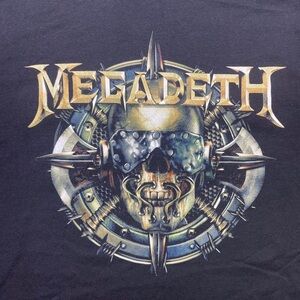 Megadeth metal rock musics shirt‎